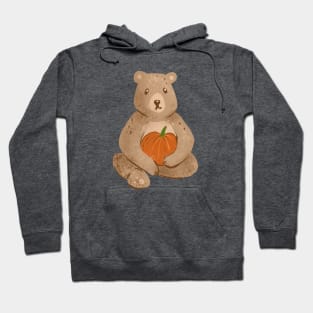 Cute Fall Bear Hoodie